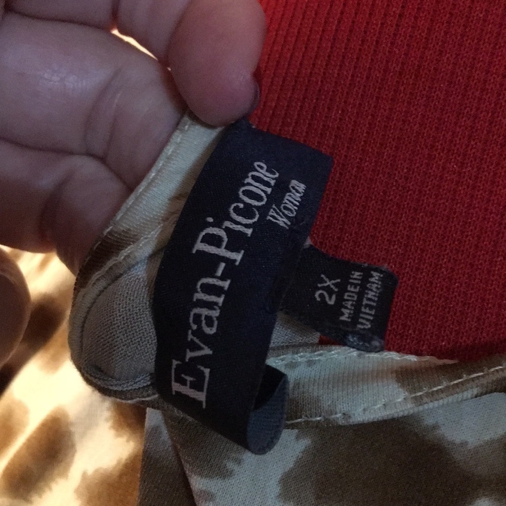 EVAN Picone Blouse Size 2X - Picture 3 of 4